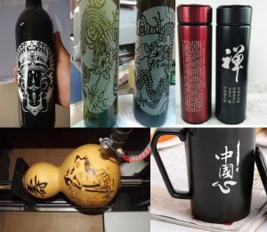 枣庄峄城区酒瓶葫芦工艺品激光雕刻机